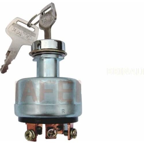 For KATO HD 250/450/700/820 Ignition Switch Electric door lock excavator accessories