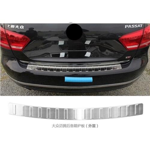 For VW/Volkswagen Passat B7 2011 2012 2013 2014 2015 2016 2017 stainless steel rear Sill Car bumper protection