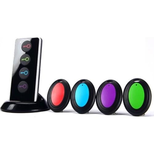 Remote Key Finder, item Tracker/Wireless RF Item Locator 4 Receivers, 1 Control H05A