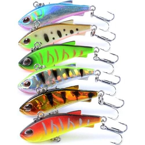 East Rain All Range Bait 4.2cm 4g 2pcs Freshwater Saltwater Fishing Lure Sinking VIB Artificial Hard Bait Free Shipping