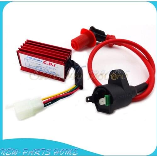 Racing CDI + Ignition Coil For Honda Dio Elite SB50 SA50 Spree SYM DD50 Arnada