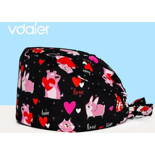 Working Cap women and men Scrubs Cap Unisex surgical cap adjustable lab staff Scrub hat beauty salon nursing cap laboratory hats