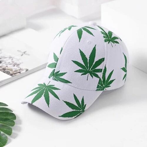 Mingjiebihuo New leaf embroidery female summer sunhat green leaves baseball cap fashion ladies hat Generous wild
