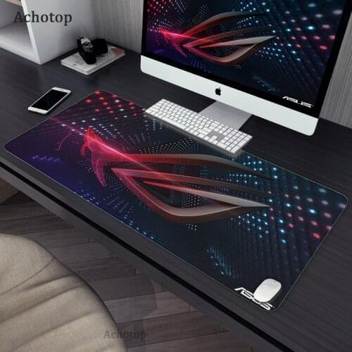 ASUS ROG Mouse Pad Fashion Laptop XXL Computer Mouse Mat 800x300mm Gaming Mousepad HD Large XL Gamer Desk Keyboard Play Mat Pads