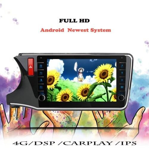Android 10 Multimedia Player Car Radio For HONDA CITY 2014 2015 2016 2017 2018 2019 2din DVD Player Navigation GPS Tape Recorder