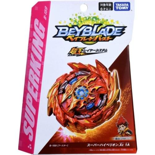 Original Takara Tomy Burst Beyblade B-159 Super Hyperion.Xc 1A Vs B-160 King Power Helios Hegemony Gyro Toys beyblade launcher