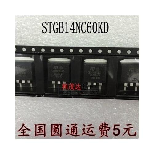 Original New 5pcs/ 2N0608 IPB80N06S2-08 STGB14NC60KD GB14NC60KD TO263 TO-263