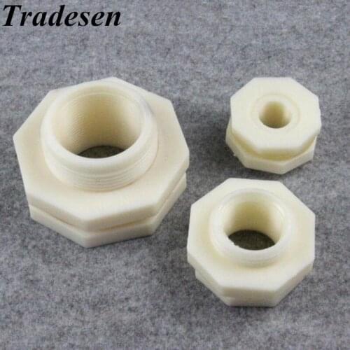 Fish tank Bulkhead Pipe Joints ABS1/2" 3/4" 1" 1.2“ 1.5“ Female thread Aquarium water inlet outlet connector water tank drainage