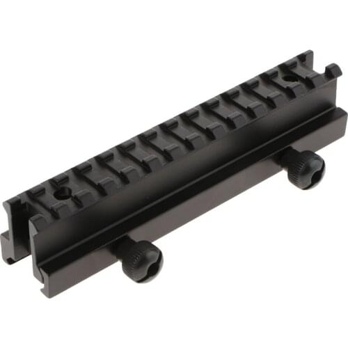 Flat Top 1" Riser Base Scope Rail Adapter Mount for 20mm Picatinny Weaver