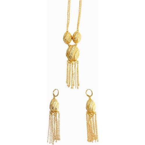 Fansheng charm New Dubai Women Gold Color Indian /African /Dubai/ Ethiopia and Nigeria Jewelry/Arabic/Oman jewelry sets