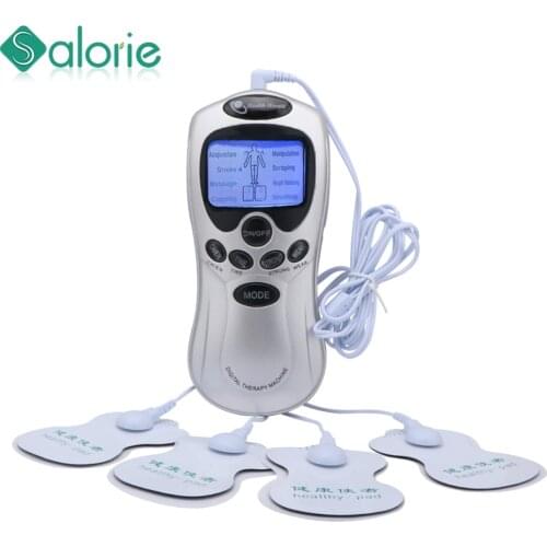 Dropshipping 8pads Neck Back Body Massage Electric Tens Acupuncture Digital Machine Therapy Pulse Muscle Relax Health Care