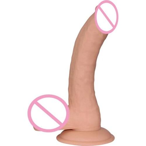 MLSice Realistic Huge Dildo with Suction Cup, Super Soft Big Artificial Sexy Realistik Penis for Women Lesbian Sex Sexshop Gode