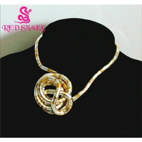 RED SNAKE Silver Chains