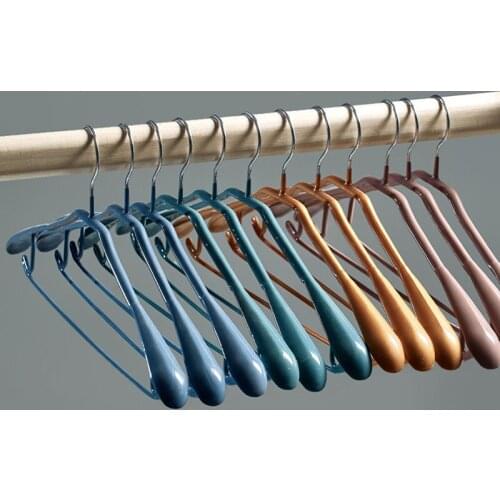 Thickened Non-Slip Hanger Drying Rack Hangers For Clothes Closet Organizers Inner Core Metal Household Pants Rack Clothing Rack