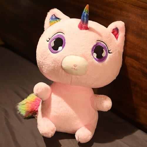 High Quality Fat Unicorn Cat Toys Soft Stuffed Animal & Plush Toys Plush Horse Doll Kids Doll for Children Girl Baby Cute Gift