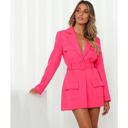 2021 Good Quality High Street Stylish Women Beige Green CARDIGANS and corsets Blazer With Ties Women Mini Blazers Wholesale