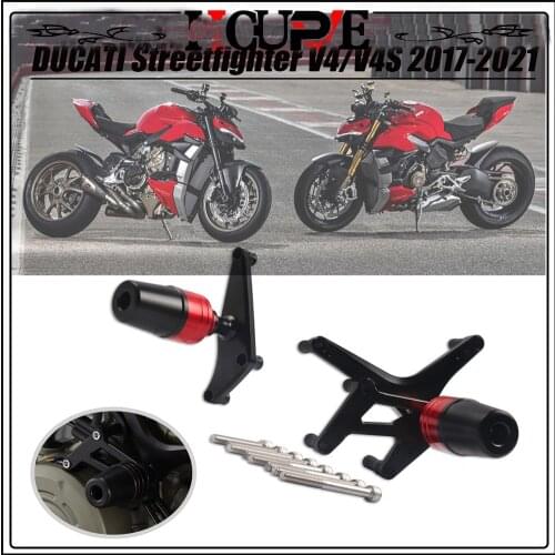 Motorcycle Falling Protection Frame Slider Fairing Guard Crash Pad Protector For DUCATI Streetfighter V4/V4S 2017-2021