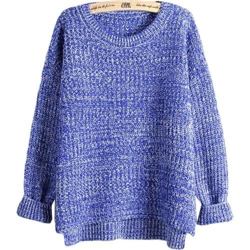 New Women Autumn Winter Split Swallowtail Female Loose Sweaters Kittted Women Jumper Sweaters And Pullovers pull femme