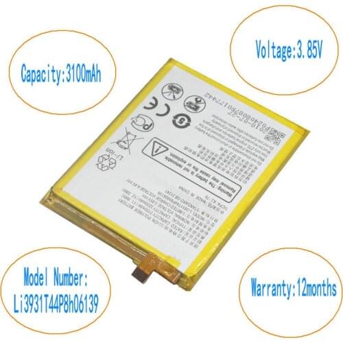10pcs/lot 3100mAh Li3931T44P8h806139 Replacement Phone Battery For ZTE Blade V9 V10 /V9Vita V10Vita/A7 Vita/A4/A5 Battery