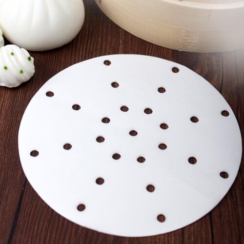 100Pcs Paper Square Baking Accessories Oven Oil Absorption Kitchen Round Baking Air Fryer Pad Paper Kitchen Oven Oil Absorbing
