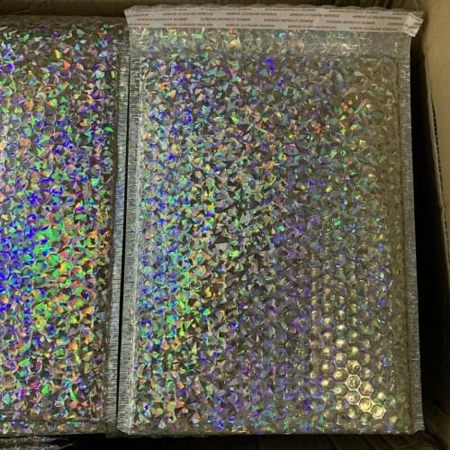 20pcs/lot 23*30cm Laser Envelopes Bubble Bags Mailers Padded Shipping Envelope With Bubble Mailing Bag Business Supplies