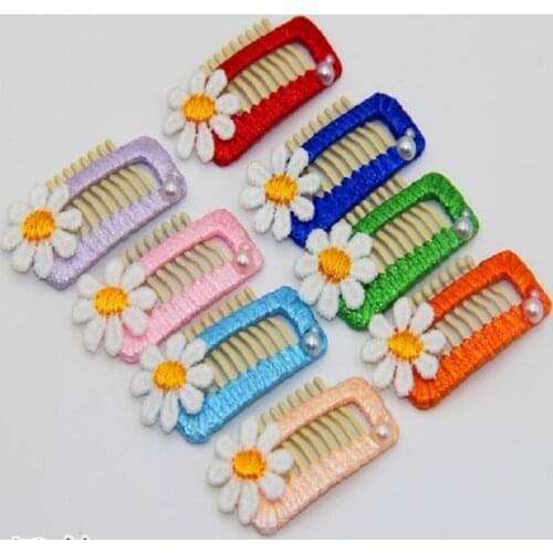20pcs New Manual Mini Broken Hair BB Clip ~Teddy Yorkshire Hairpin Headdress small Pet Dog hair clip accessories