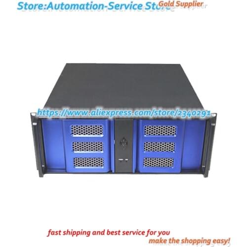 4U Chassis 4U Industrial Industrial Server /DVR/ Encryption Double Door Lock Case Aluminum Panel Deep