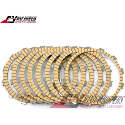 8PCS Motorcycle paper Friction Clutch plates disc For Honda CTX 1300 A GL 1800 Gold Wing NRX1800 ST 1300 VT1300 VTX1 800 F/N/R