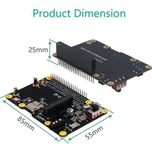 3G/4G & LTE Base HAT for Raspberry/ Asus Tinker Board/ Samsung ARTIK /Rock64 Media/Liber computer board