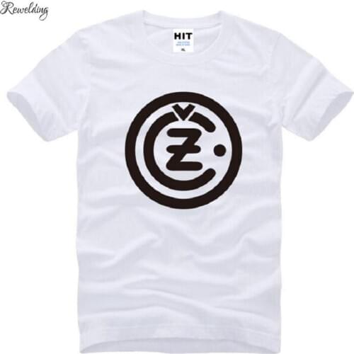 CZ Motocross Printed T Shirt Men Fashion Short Sleeve O-Neck Cotton Mens T-Shirt Summer Male Fitness Top Tee Mens Clothing