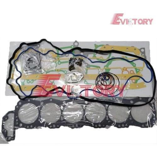 For HINO J08E J08ET J08E-T overhaul gasket kit main conrod bearing + piston ring