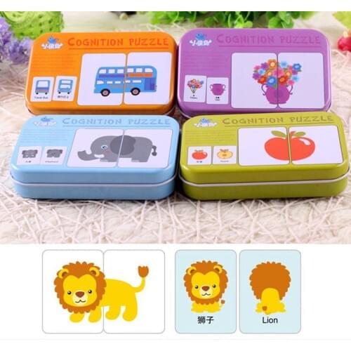 Kids Cognitive Cards Baby Montessori Materials Fruit Pocket Flash Training Cards Baby Toys Early Educational toys
