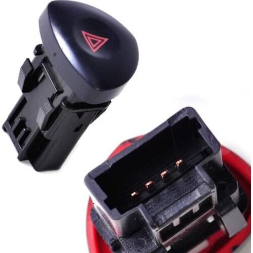 Warning Switch Button For Renault Clio II Hatchback 2001-2003 2005 2006 8200442723 82000060036 Emergency Hazard Lights