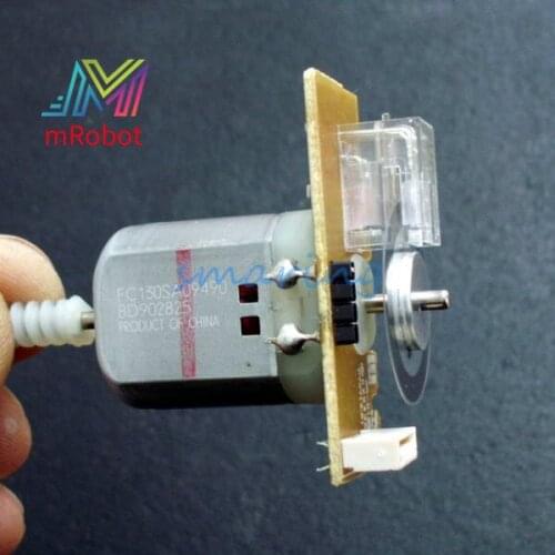 Code Disc Speed Measuring Motor 334 Line AB Phase Encoder Motor DC3-24v 8200-16800RPM Carbon Brush FC130SA Micro Motor