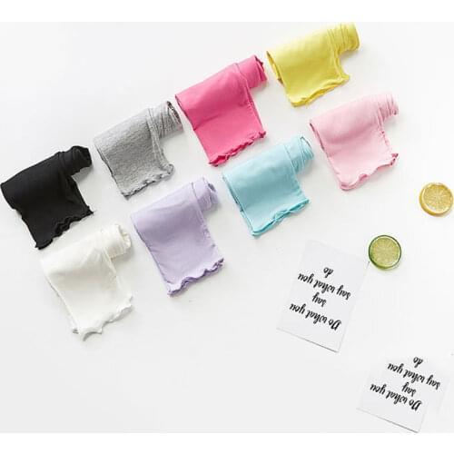 Summer Girls Leggings Colored Skinny Pants For Girl Cotton Children Trousers Elastic Baby Leggins Clothing