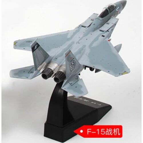 In Stock 1/100 Aircraft Plane Model Collectible F-15 Eagle Aircraft Alloy Diecast U.S Air Force Tactical Fighter Toy Gifts
