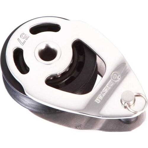 Marine Boat Yacht Sailboat Dinghy 57mm 2 1/4 Inch Stainless Steel Padeye Block Small Boat Block Master SSC-5708F