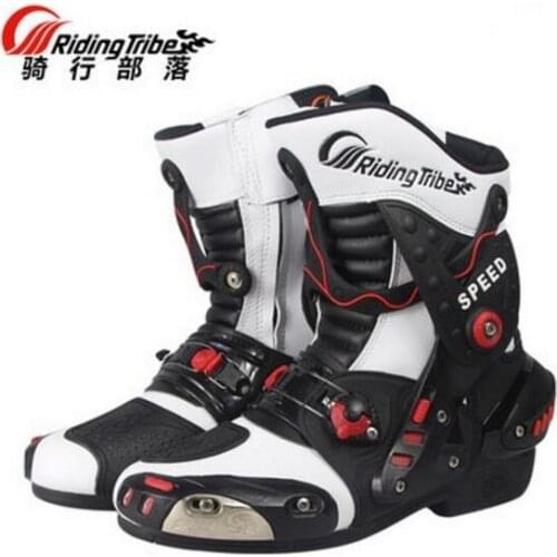 Motorcycle Biker Four season mens riding boots