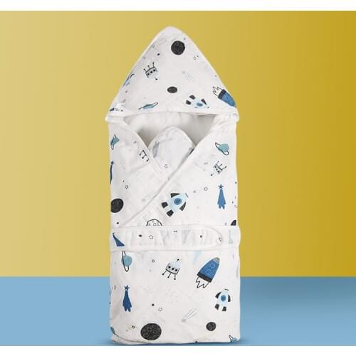Soft Baby Sleeping Bag Printed Baby Wrap Stroller Cover Infant Blankets Sleep Sack Bag Soft Toddler Bath Towels Sleeping Blanket