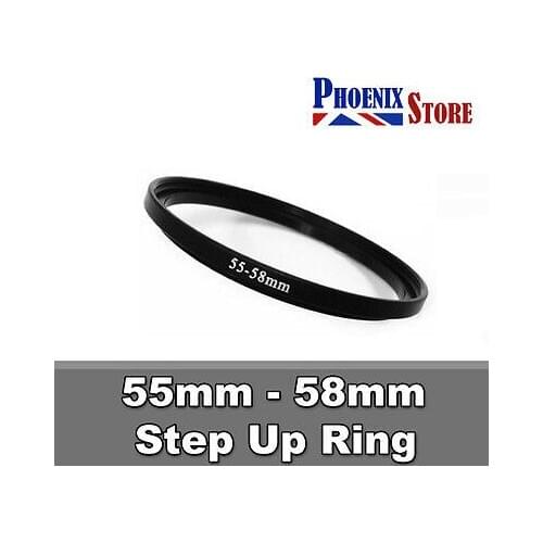 Wholesale 10pcs 55mm to 58mm 55-58 Lens Stepping Step Up Filter Ring Adapter