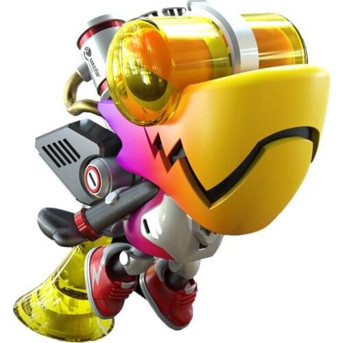 Popmarts chameleon series Limited edition Blind box WAZZUP trend toy luminous hand to do decoration Figure action popular toys