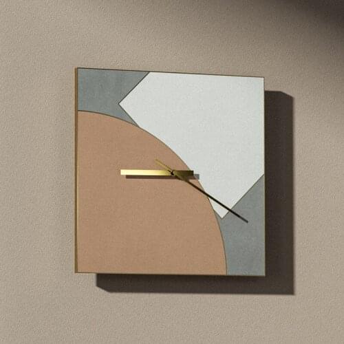 Simple Square Clock Wall Nordic Art Creative Digital Wall Clock Modern Design Living Room Zegar Scienny Home Decor WE50WC