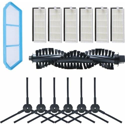 Robot Vacuum Cleaner Replacement accessories Parts For ILIFE A4 chuwi ilife A4s A40 Kits- Filter Main Brush Side Brushes