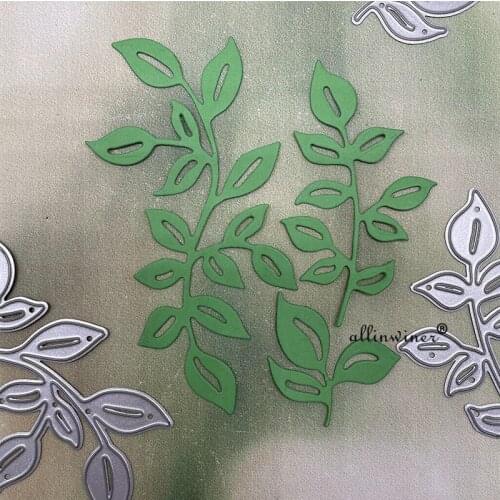 New 3Pcs Leaves leaf strips Metal Cutting Dies for DIY Scrapbooking Album Paper Cards Decorative Crafts Embossing Die Cuts