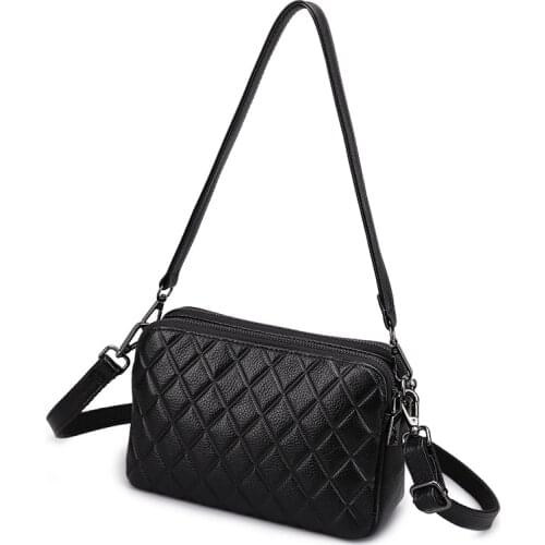 Genuine Leather Small Crossbody bags for women Shoulder Bag Ladies Luxury Handbags Fashion Party Purse Female Messenger Bags