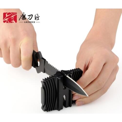 YOYAL Outdoor Knife Sharpener T0813C Mini Professional Knife Sharpener Carbide Knife Sharpening System Sharpening Tool TAIDEA