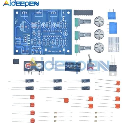 1 Set LM1036N Fever Volume Control Board DIY Kit DC Tonal Chip For 12V DC/AC Power Supply