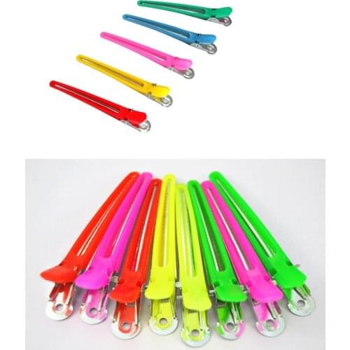 10Pcs Salon Hairpins Dedicated Section Grip Plastic Hairdressing Barrette Hair clip Braiding Hair Pins Styling Tool J0033