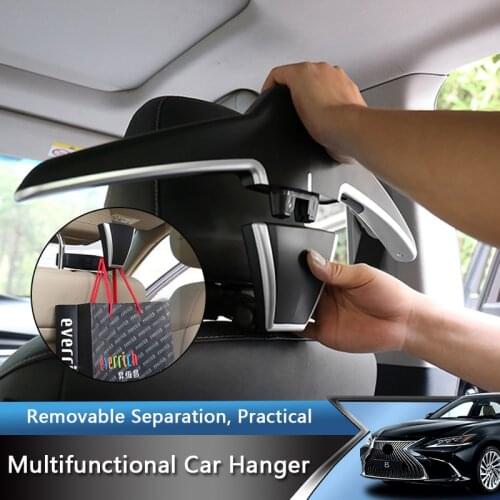 TAJIAN Car Interior Accessories Modification Multi-Functional Stylish Headrest Back Seat Hook Up Coat Hanger For All Type Cars