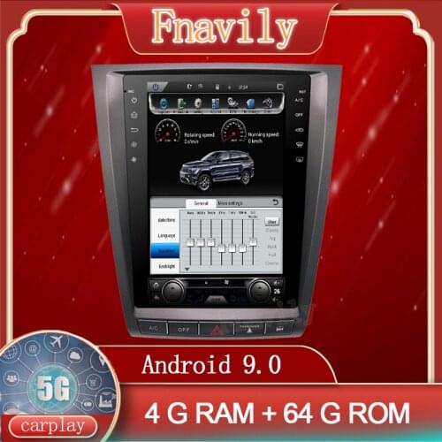 Android 9 Car Radio For Lexus GS GS300 GS350 GS400 GS430 GS450H GS460 Car Stereo GPS Autoradio Navigation Vertical Screen PX6